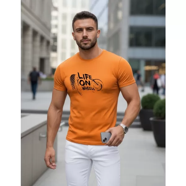  Tricou pentru bărbați DSTREET NX5016R-OR PORTOCALE 