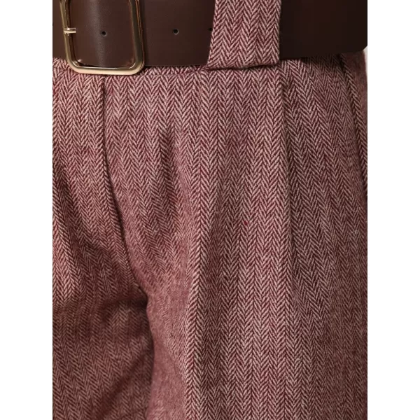  Pantaloni scurți de damă DSTREET SY0598 BURGUNDIA 
