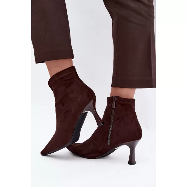  Botine de dama BOTO 7107 MARO 