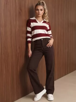 Pantaloni de dama DSTREET UY3230 MARO