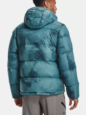 Jachetă pentru bărbați UNDER ARMOUR UA STORM CGI DOWN PRINTED STORM JKT 1365809-413 ALBASTRU