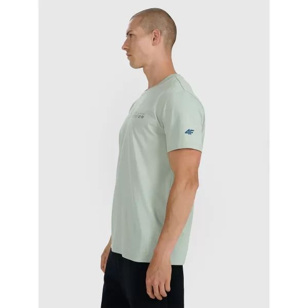  Tricou pentru bărbați 4F WAW25TTSHM2372 MENTĂ 
