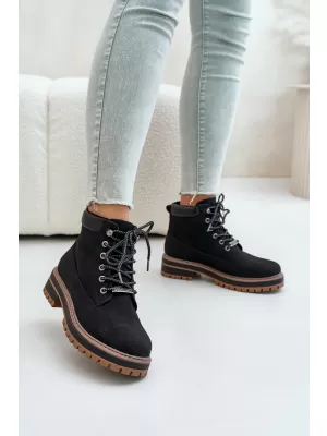 Botine de dama BIG STAR SHOES OO274A290 NEGRU