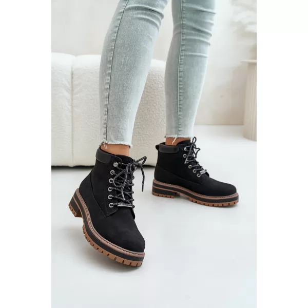  Botine de dama BIG STAR SHOES OO274A290 NEGRU 