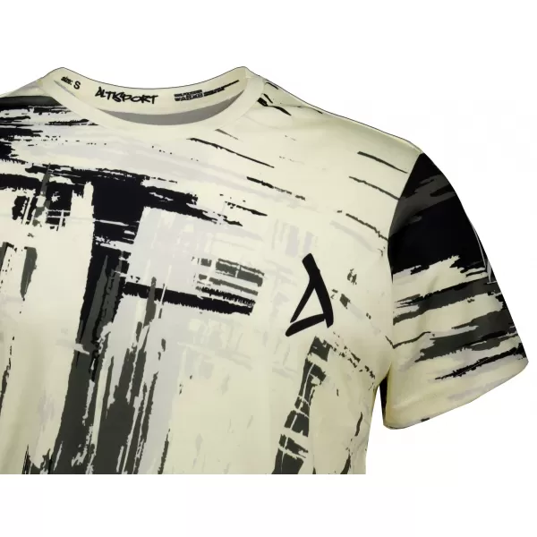  Tricou funcțional premium pentru bărbați ALTISPORT VOJ/ALM010TR01 FILDEȘ/NEGRU 