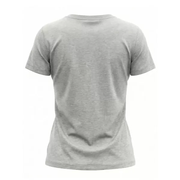  Tricou de damă 4F WMM00TTSHF3307 MELANGE GRI DESCHIS RECE 