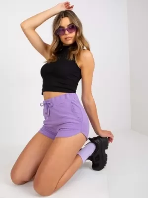 Pantaloni scurți de damă BASIC FEEL GOOD AP-SN-119.07 VIOLET