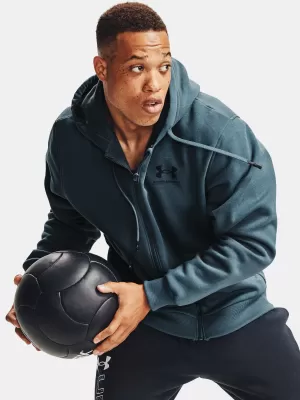 Hanorac pentru bărbați UNDER ARMOUR RIVAL FLEECE AMP FZ HD 1357113-467 ALBASTRU