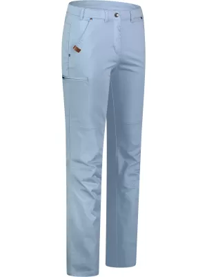 Pantaloni de dama din bumbac NORDBLANC VILLAGE NBSPL8367 ALBASTRU DESCHIS