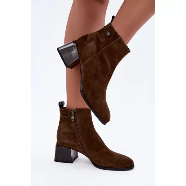  Botine de dama BOTO 26BT24-398 CAFEA 