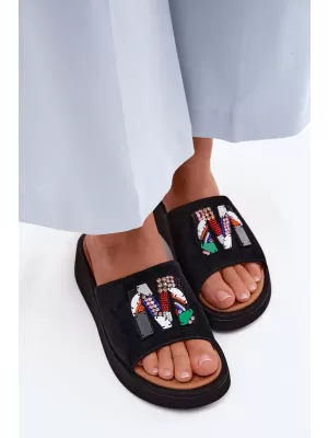Papuci de damă VINCEZA 66942 NEGRU