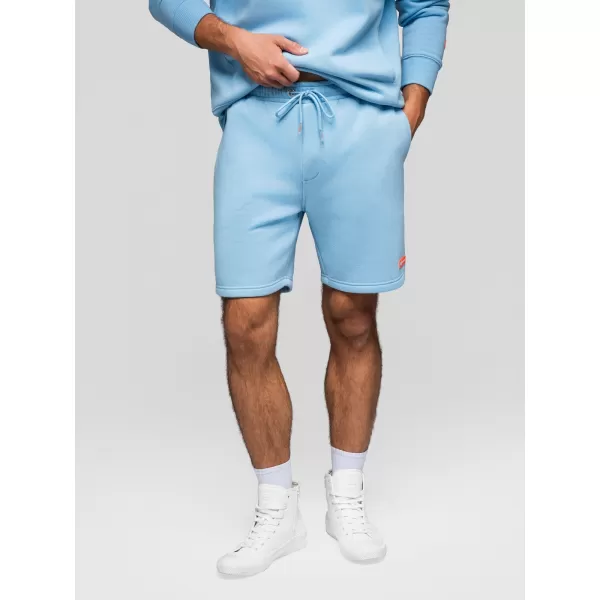  Set de pantaloni scurți pentru bărbați OMBRE Z129 ALBASTRU DESCHIS/VIOLET DESCHIS 