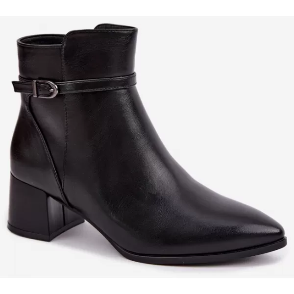  Botine de dama SERGIO LEONE BT-33 NEGRU 