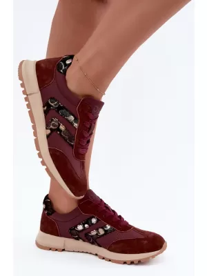 Adidași de damă D&A GR62-6015 BURGUNDIA