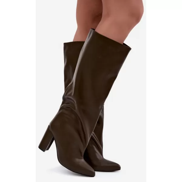 Cizme de dama BOTO C-377/LA3165 MARO/PIELE 