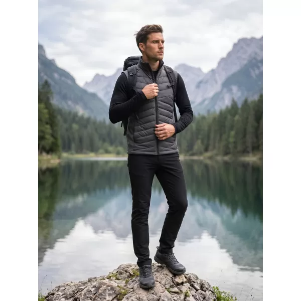  Vestă hibridă pentru bărbați MALFINI PREMIUM CROSS 557 ANTRACIT DESCHIS 