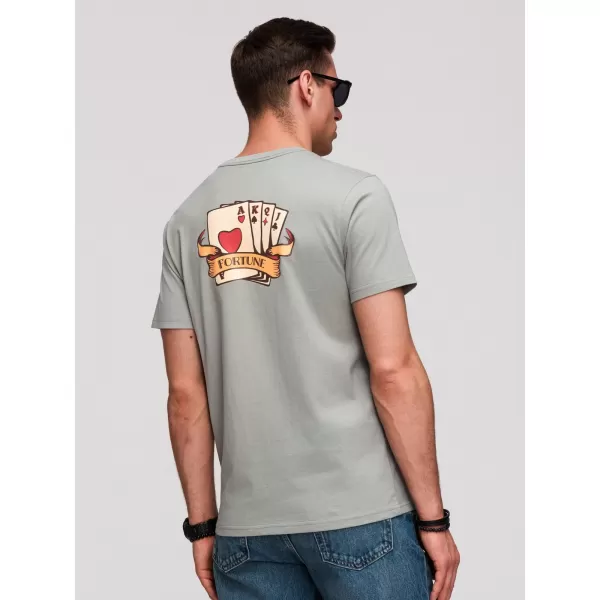  Tricou pentru bărbați OMBRE OM-TSPT-0257 GRI 