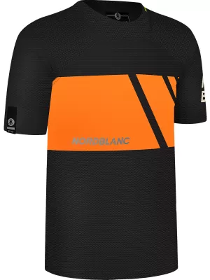 Tricou funcțional pentru ciclism pentru bărbați NORDBLANC MUD NBSMF8083 PORTOCALE