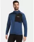 Hanorac pentru bărbați din fleece KILPI SEVELEN-M 1M0202KI ALBASTRU ÎNCHIS