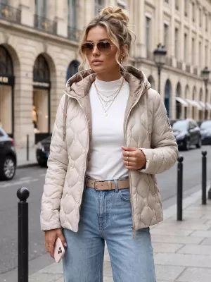 Geaca de dama DSTREET TY5884 GRI DESCHIS