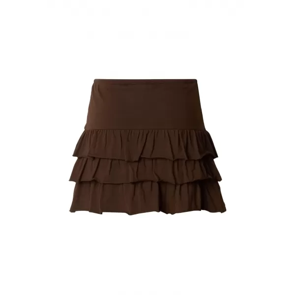  Fusta de dama URBAN CLASSICS TB7506-00075 MARO 