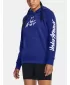 Hanorac de dama UNDER ARMOUR UA RIVAL FLEECE GRAPHIC HDY 1379609-400 ALBASTRU