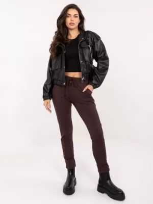 Pantaloni de trening pentru femei BASIC FEEL GOOD RV-DR-3589.05X MARO ÎNCHIS