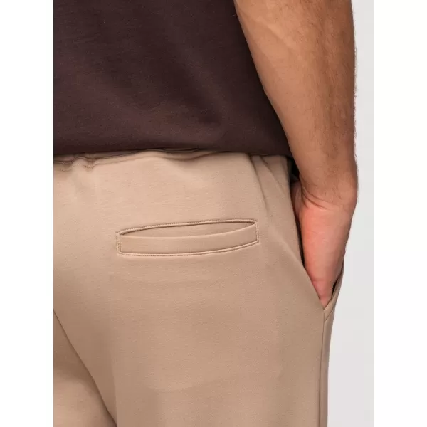  Pantaloni de trening pentru bărbați OMBRE OM-PSBC-0221 BEJ 