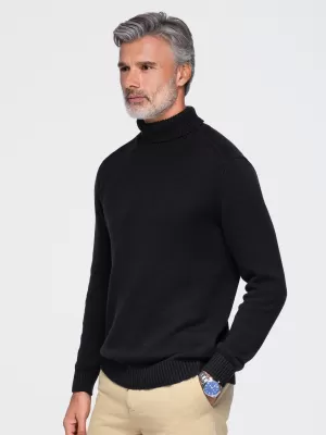 Gât bărbătesc pentru bărbați OMBRE OM-SWTN-0192 NEGRU