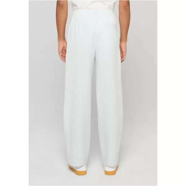  Pantaloni pentru bărbați URBAN CLASSICS TB8418-22394 CONGELA ALBASTRU/ALB 