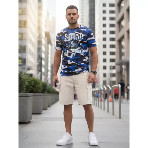  Tricou pentru bărbați DSTREET NX2005R-BL-M ALBASTRU 