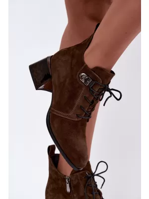 Botine de dama BOTO 26BT24-383 CAFEA