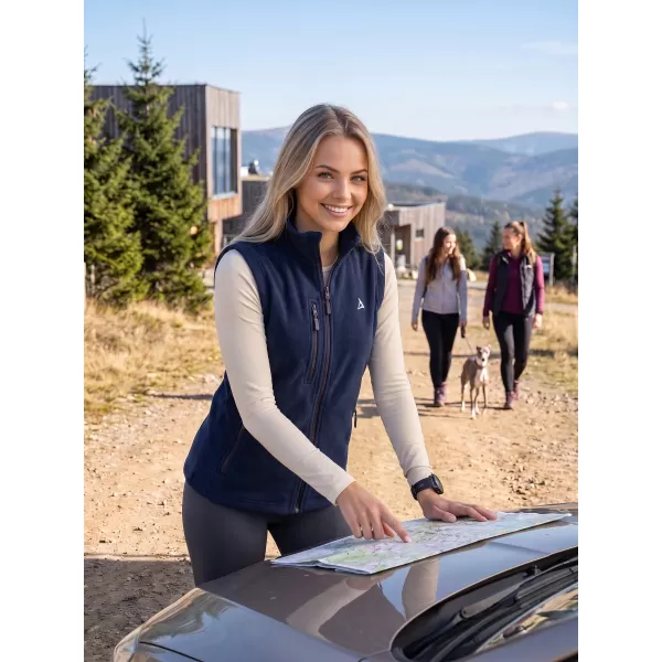  Vesta de dama fleece ALTISPORT ALW002525 ALBASTRU MARIN 