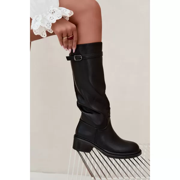  Cizme de dama BOTO C-381 NEGRU 