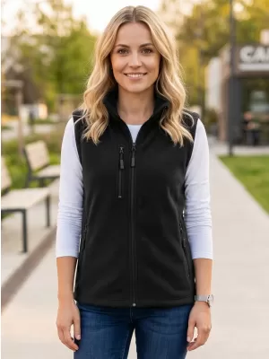 Vesta de dama fleece MALFINI EXIT W-525 NEGRU