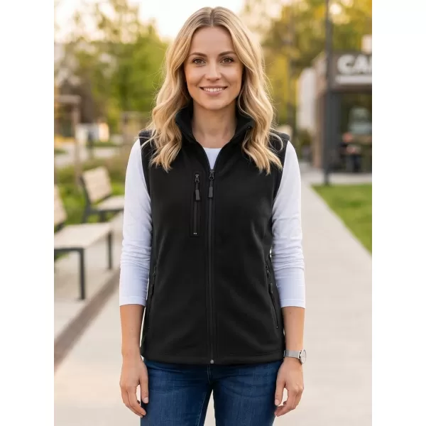  Vesta de dama fleece MALFINI EXIT W-525 NEGRU 