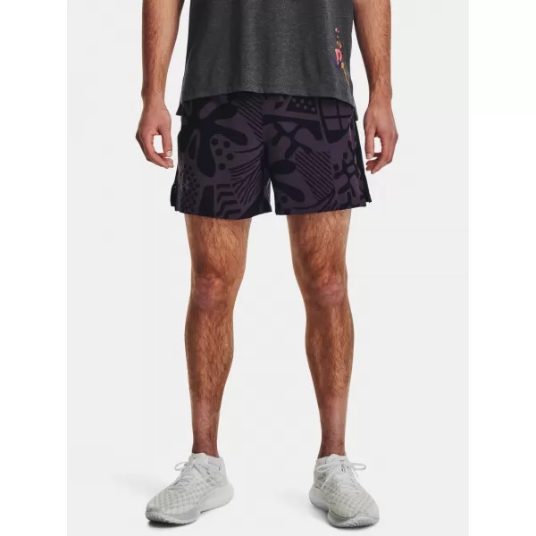  Pantaloni scurți pentru bărbați UNDER ARMOUR WE RUN IN PEACE SHORT 1377048-001 NEGRU 