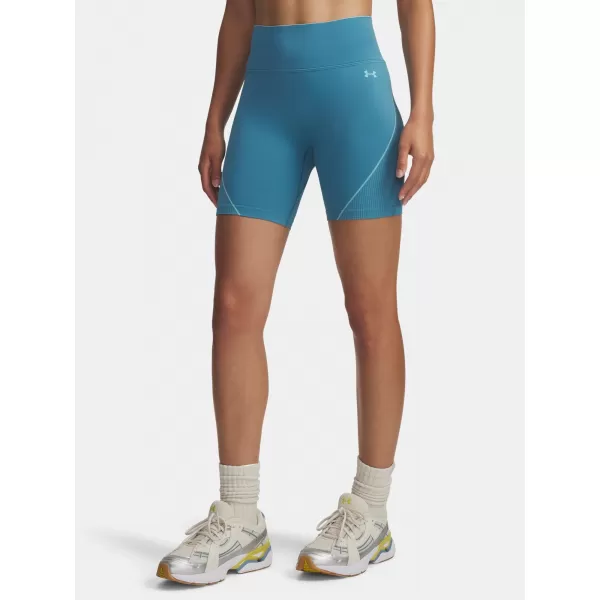  Pantaloni scurți de damă UNDER ARMOUR VANISH SEAMLESS SHORT 6000648-466 ALBASTRU 