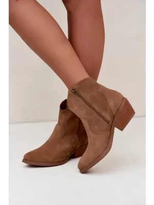Botine de dama BIG STAR SHOES TT274953 BEJ