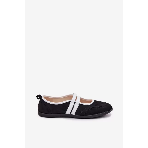  Balerini de dama BOTO 22-383 NEGRU 