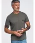 Tricou pentru bărbați OMBRE OM-TSCT-0305 GRAFIT