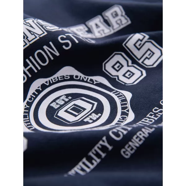  Tricou pentru bărbați OMBRE OM-TSPT-0269 ALBASTRU MARIN 
