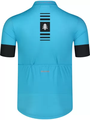 Tricou de ciclism pentru bărbați NORDBLANC STEER NBSMF8080 ALBASTRU