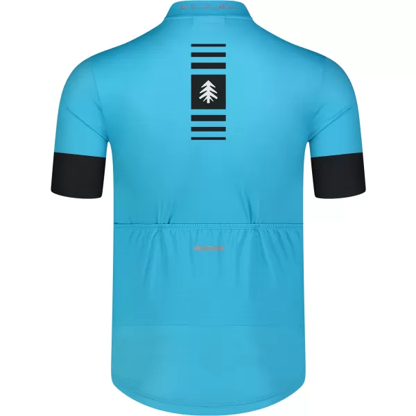  Tricou de ciclism pentru bărbați NORDBLANC STEER NBSMF8080 ALBASTRU 