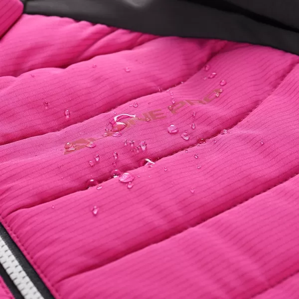  Jacheta pentru copii ALPINE PRO GERLO ROȘU FUCSIA 
