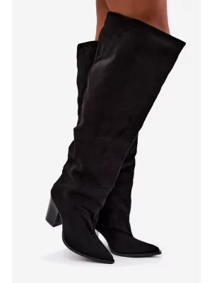 Cizme de dama BOTO 2573A-1 NEGRU