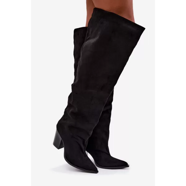  Cizme de dama BOTO 2573A-1 NEGRU 