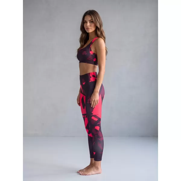  Jambiere lungi premium pentru femei (dimensiuni noi) ALTISPORT VOJ/ALW080LEG05 ROȘU VIN 