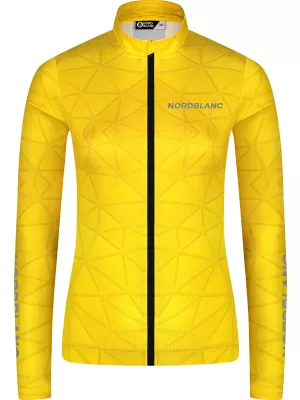 Tricou de ciclism pentru femei NORDBLANC VELOFLOW NBSLF8105 CHIHLIMBAR