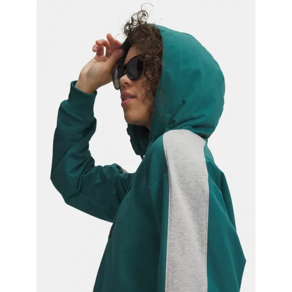 Hanorac de dama UNDER ARMOUR SPORT TERRY TREND HOODIE 6009705-338 VERDE 